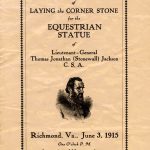 stonewall jackson monument bulletin